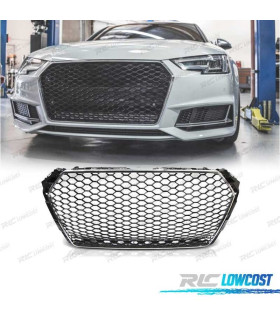 GRELHA AUDI A4 B9 15-19 LOOK RS CROMADO PRETO