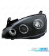 FARÓIS ANGEL EYES CCFL OPEL CORSA C 00-06 FUNDO PRETO