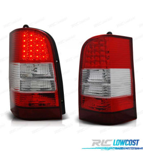 PILOTOS MERCEDES VITO W638 95-03 LED VERMELHO CROMADO