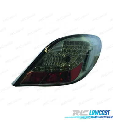 FAROLINS TRASEIROS LED PEUGEOT 207 06-12 CROMADO ESCURECIDO