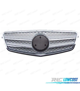 GRELHA FRONTAL MERCEDES E W212 09- LOOK SPORT CL CROMADA PRATA