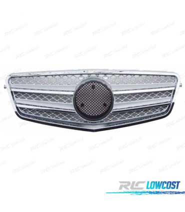 GRELHA FRONTAL MERCEDES E W212 09- LOOK SPORT CL CROMADA PRATA