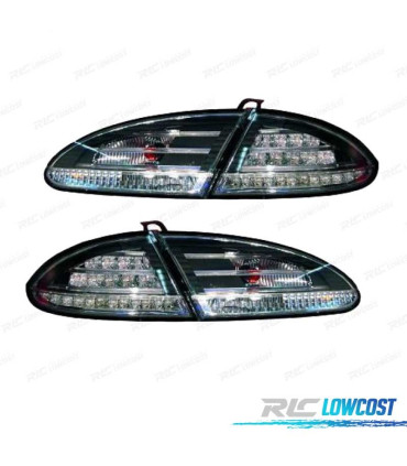 FAROLINS TRASEIROS LED SEAT LEON 1P 04-09 PRETO