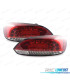 FAROLINS VOLKSWAGEN VW SCIROCCO 08-14 LED VERMELHO CROMADO