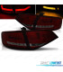 FAROLINS TRASEIROS AUDI A4 B8 07-11 LIGHT BAR VERMELHO FUMADOS