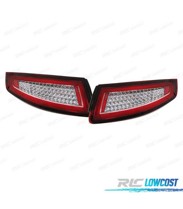 FAROLINS TRASEIROS FULL LED PORSCHE CARRERA 911 997 04-08