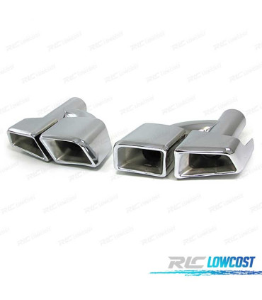 PONTEIRAS DE ESCAPE MERCEDES W212 W221 W164 W166 LOOK AMG