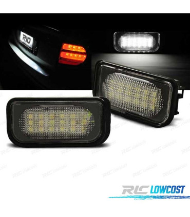 LUZES MATRÍCULA PARA MERCEDES W203 00-07 SEDAN LED