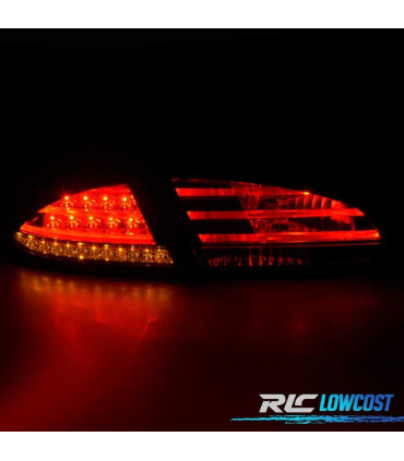 PILOTOS SEAT LEON 09-12 LED TIPO CELIS FUNDO NEGRO