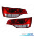 PILOTOS AUDI Q7 05-09 LED VERMELHO CROMADO