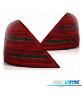 FAROLINS LED MERCEDES CLASE S W221 05-11 VERMELHO ESCURECIDO
