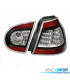 FAROLINS TRASEIROS LED VOLKSWAGEN VW GOLF 5 MK V 03-08 CROMADO VERMELHO