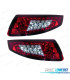 PILOTOS PORSCHE 997 04-08 LED VERMELHO CROMADO