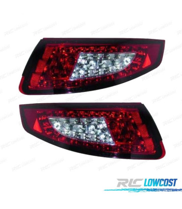 PILOTOS PORSCHE 997 04-08 LED VERMELHO CROMADO