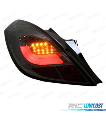 FAROLINS TRASEIROS LED PARA OPEL CORSA D 06-11 VERMELHO
