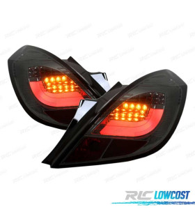 FAROLINS TRASEIROS LED PARA OPEL CORSA D 06-11 VERMELHO