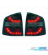 FAROLINS TRASEIROS LED SKODA OCTAVIA KOMBI 05-13 PRETO ESCURECIDO