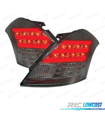 PILOTOS SUZUKI SWIFT 10- BARRA DE LUZ COM FUNDO CROMADO ESCURECIDO