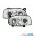 FARÓIS ANGEL EYES VOLKSWAGEN VW GOLF 3 MKIII 91-97 FUNDO CROMADO