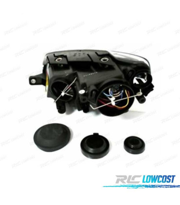 FARÓIS VOLKSWAGEN VW PASSAT 3C 05-10 ANGEL EYES FUNDO NEGRO