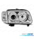 FARÓIS VOLKSWAGEN VW POLO 6N2 99-01 OLHOS DE ANJO FUNDO CROMADO