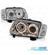 FARÓIS VOLKSWAGEN VW POLO 6N2 99-01 OLHOS DE ANJO FUNDO CROMADO