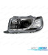 FARÓIS COM LUZ DIURNA LED AUDI 80 91-94 FUNDO PRETO
