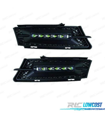 GRELHAS LUZ DIURNA LED BMW E90 E91 05-08 PRETO