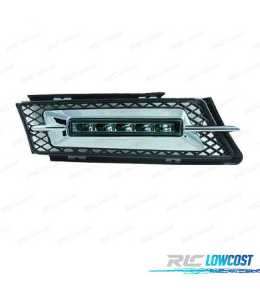 GRELHAS LUZ DIURNA LED BMW E90 E91 05-08 FRISO CROMADO