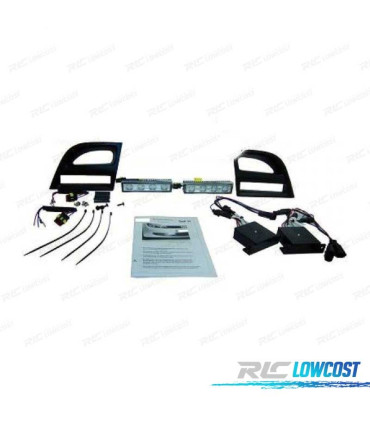 LUZ DIURNA VOLKSWAGEN VW GOLF 6 MK VI 08-12 CLARO NEGRO