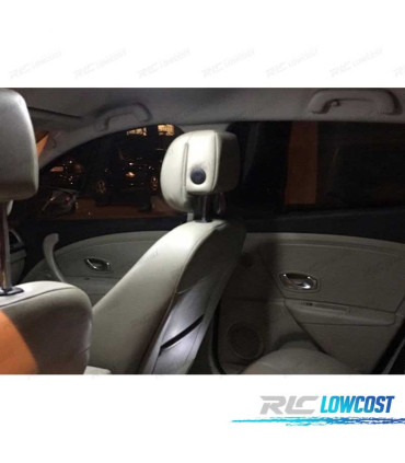 KIT COMPLETO 10 LAMPADAS LED INTERIOR PARA RENAULT MEGANE CC 10-16