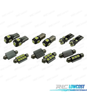 KIT COMPLETO 8 LÂMPADAS LED INTERIOR PARA MAZDA 6 ATENZA SEDAN 13-