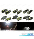 KIT COMPLETO DE 12 LAMPADAS LED INTERIOR PARA VOLKSWAGEN VW POLO MK4 9N 9N3 02-09