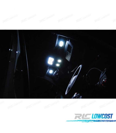 KIT COMPLETO DE 17 LÂMPADAS LED INTERIOR PARA AUDI Q3 QUATTRO 2011- 2015