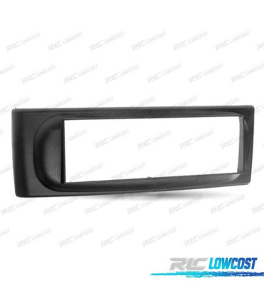 MOLDURA ADAPTADOR PRETO PARA RADIO 1-DIN PARA RENAULT MEGANE I SCENIC 96-03