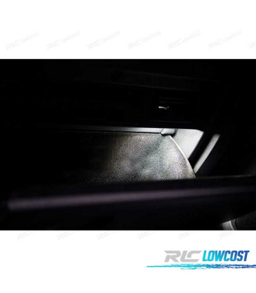 KIT COMPLETO DE 13 LÂMPADAS LED INTERIOR PARA VOLKSWAGEN VW GOLF 7R MK7 GOLF R MKVII 2014-2016