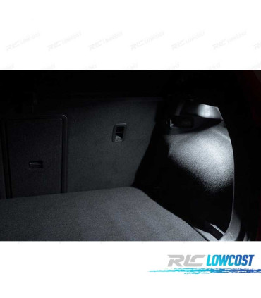 KIT COMPLETO DE 17 LÂMPADAS LED INTERIOR PARA MERCEDES CLASE E W211 E55AMG E320 02-08