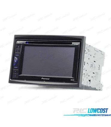 MOLDURA ADAPTADOR PRETO PARA RADIO 2-DIN CITROEN C2 C3 BERLINGO JUMPY FIAT SCUDO PEUGEOT 207 307 EXPERT PARTNER TOYOTA PROACE