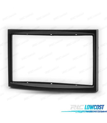 MOLDURA ADAPTADOR PRETO PARA RADIO 2-DIN CITROEN C2 C3 BERLINGO JUMPY FIAT SCUDO PEUGEOT 207 307 EXPERT PARTNER TOYOTA PROACE