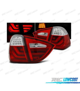 FAROLINS LIGHTBAR LED BMW E91 TOURING 05-08 CROMADO VERMELHO