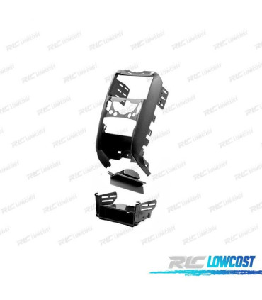 MOLDURA ADAPTADOR PRETO PARA RADIO 1-DIN Y 2-DIN PARA MINI HATCH II CABRIO II CLUBMAN CLUBVAN COUPE ROADSTER
