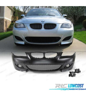 PÁRA-CHOQUES FRONTAL BMW E60 E61 03-07 SEM PDC LOOK M5 + FARÓIS NEVOEIRO