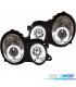FARÓIS ANGEL EYES CCFLMERCEDES CLK W208 98-02 FUNDO CROMADO