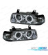 FARÓIS ANGEL EYES CCFL BMW E36 COUPE CABRIO 92-98 FUNDO CROMADO