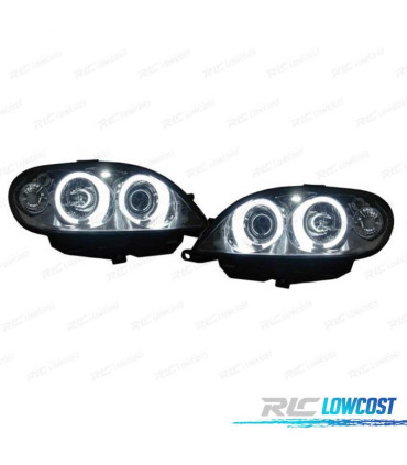FARÓIS ANGEL EYES CCFL PARA CITROEN SAXO 00+ CROMADO