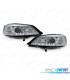 FARÓIS COM LUZ DIURNA LED OPEL ASTRA G 97-04 FUNDO CROMADO