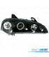 FARÓIS FRONTAIS ANGEL EYES PARA OPEL TIGRA 94-00 FUNDO PRETO