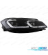 CONJUNTO FARÓIS FULL LED DINÂMICOS VOLKSWAGEN VW GOLF 7.5 17-19 LOOK R LINE