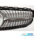 GRELHA DIANTEIRA PARA MERCEDES W205 AMG 14-18 LOOK DIAMOND SILVER