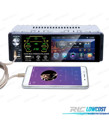 AUTORRÁDIO UNIVERSAL 1 DIN ECRA TACTIL DE 4.1"